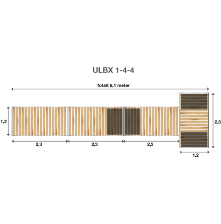 Brygga Ulpukka ULBX 1-4-4