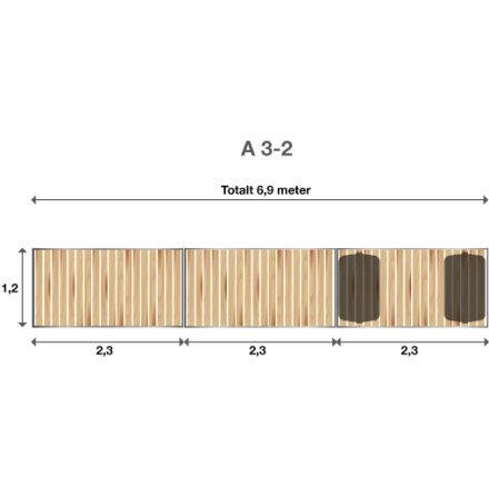 Brygga Rentukka A 3-2, Landfste fr ls mark