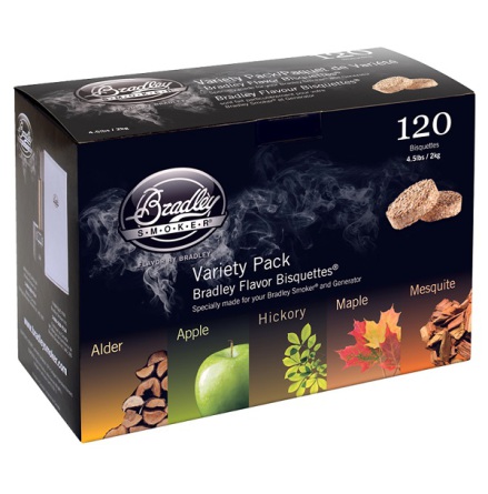 Bradley Briketter, 5 smaker 120-pack