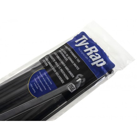 Buntband Ty-Rap 92 mm, 100-pack, Svart