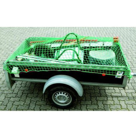 Slpvagnsnt/lastnt 1.5m x 2.2m med gummilina, 45mm