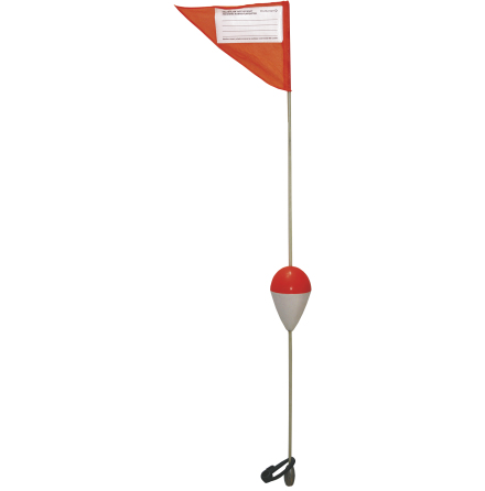 Flaggboj 1m med kontaktlapp 2-pack