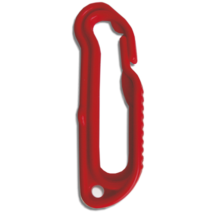 Snabbhake rd plast 75mm 4-pack