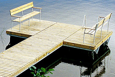 Brygga Rentukka D 3-4 med bänkar