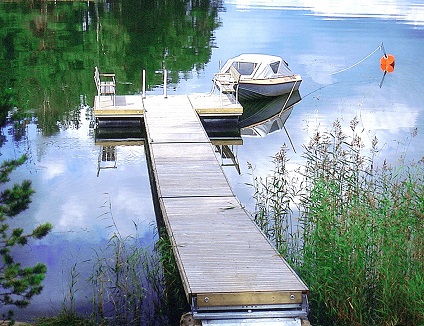 Brygga Rentukka flytbrygga DX 2-6-8